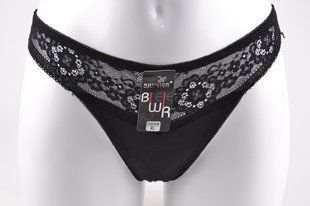 Трусики жіночі "Мереживо" (Арт. VS096/Black) | 6 шт.