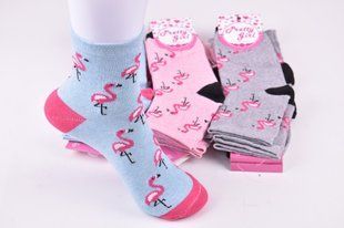 Носки женские с рисунком COTTON (Арт. ME32108) | 12 пар