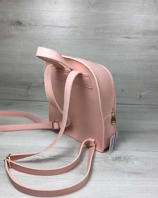 Молодежный рюкзак «Бонни» с паетками пудрового цвета (Арт. 44410) | 1 шт.