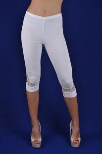 Капрі жіночі однотонні Viscose (AT303GM/White/46) | 1 шт