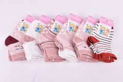 Шкарпетки дитячі на дівчинку "Фенна" бавовна (Арт. FEC110-4/0-6) | 12 пар