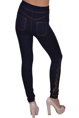 Лосіни жіночі під джинс зі стразами (TK22) | 12 пар
