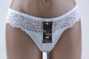 Трусики-стрінги жіночі "Мереживо" (Арт. VS1728/White) | 6 шт.