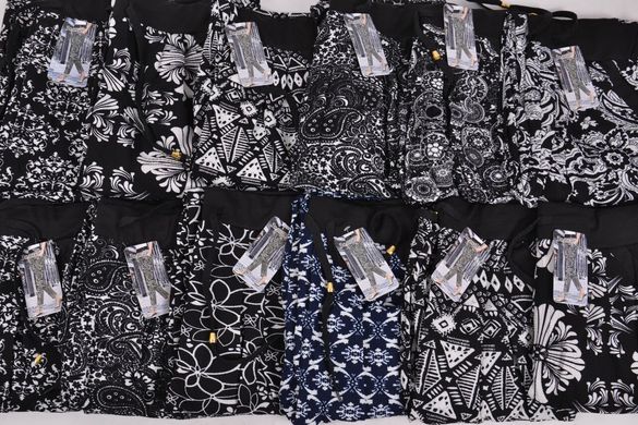 Штани жіночі жакардові з кишенями (A717) | 12 пар
