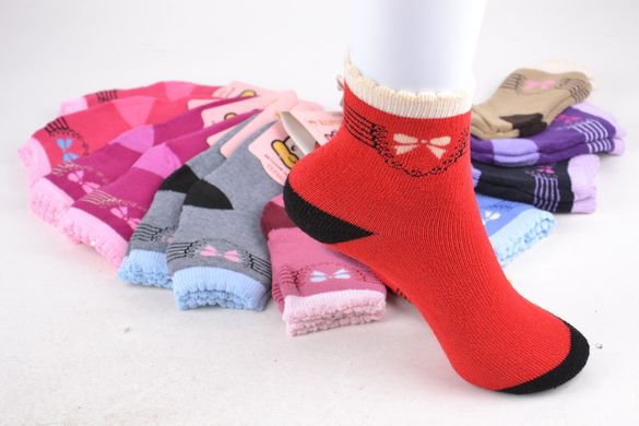 Шкарпетки дитячі на дівчинку "Корона" МАХРА ХЛОПОК (Арт. LKC3223/M) | 12 пар