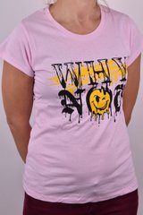 Жіноча футболка з малюнком "Cotton" (Арт. WJ04/1) | 4 шт.