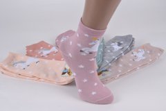 Шкарпетки дитячі на дівчинку "Золото" ХЛОПОК (Арт. D354/4-8) | 12 пар