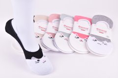 Шкарпетки-сліди жіночі "Фенна" ХЛОПОК (Арт. FEB006) | 12 пар