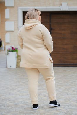 Спортивний костюм жіночий на флісі Бата (Арт. KL371/B/Milk)