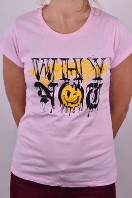 Жіноча футболка з малюнком "Cotton" (Арт. WJ04/1) | 4 шт.