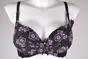 Бюстгальтер на поролоне (C) (VS3059/Black-Pink) | 6 шт.