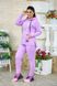 Спортивный костюм женский на флисе (Арт. KL371/N/Lavender)