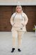 Спортивний костюм жіночий на флісі Бата (Арт. KL371/B/Milk)