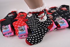 Жіночі шкарпетки на хутрі з гальмами (Арт. HD2013) | 12 пар