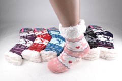 Жіночі шкарпетки на хутрі з гальмами (Арт. HD2002) | 12 пар