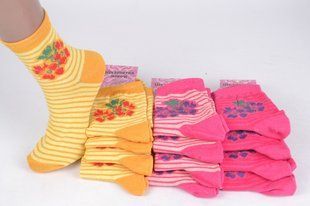 Женские заниженные носки р.23-25 (Y620) | 12 пар