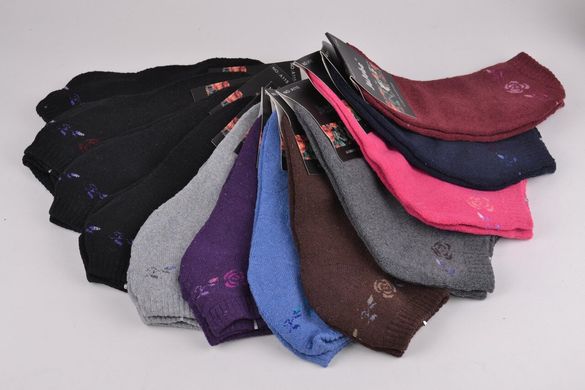 Жіночі шкарпетки Махра "ХЛОПОК" (A115-1) | 12 пар