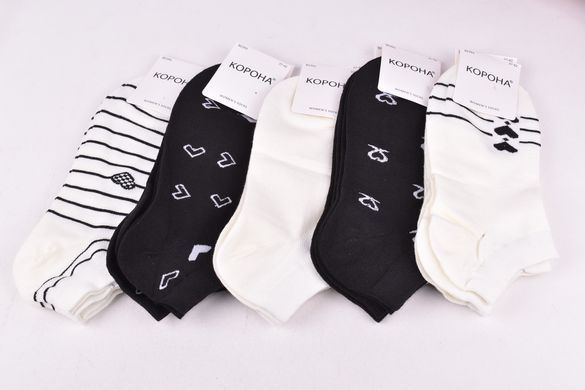 Носки женские заниженные "Корона" COTTON (Aрт. LKB2396-1) | 10 пар