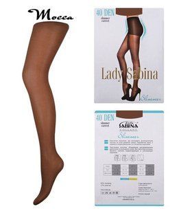 Колготки Lady Sabina 40 den Slimmer Mocca р.4 (LS40SL) | 5 штук.