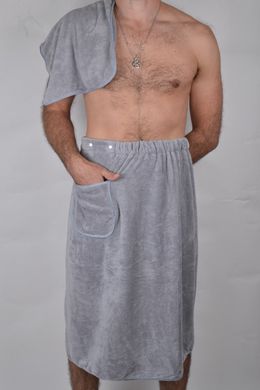 Набор полотенец мужской для сауны и бани (Арт. M998-17/1)
