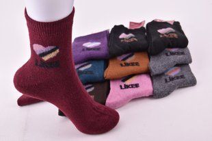 Носки женские "КОРОНА" ШЕРСТЬ АНГОРА (Арт. LKB2610) | 10 пар