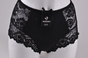 Трусики женские "Кружево" (Арт. VS6584/Black) | 12 шт.