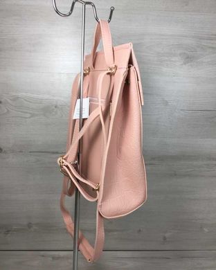 Молодіжний сумка-рюкзак пудровий кольору комбінований (Арт. 44230) | 1 шт.
