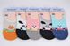 Жіночі Шкарпетки-Сліди "AURA" Cotton (Арт. NDD6235/38-41) | 5 пар