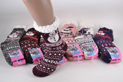 Жіночі шкарпетки на хутрі з гальмами (Арт. HD2014) | 12 пар