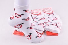 Шкарпетки жіночі з малюнком бавовна (Арт. ME32104/1) | 12 пар
