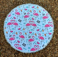 Полотенце-коврик пляжное круглое "Flamingo" (Арт. TPA113/10)