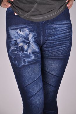 Лосини під джинс з малюнком р. 46-50 (A729) | 12 пар