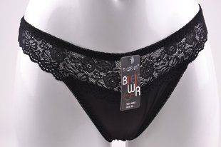 Трусики жіночі "Мереживо" (Арт. VSA002/Black) | 6 шт.