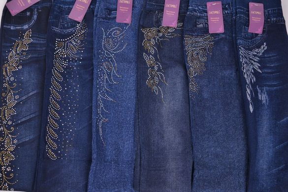 Жіночі лосини під джинс МАХРА р.48-52 (A431-1) | 6 пар