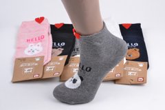 Жіночі шкарпетки з малюнком "Cotton" (Арт. NZP1063/38-41) | 5 пар