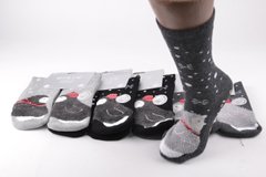 Жіночі шкарпетки з малюнком Махра "Cotton" (Арт. NPVX85) | 30 пар