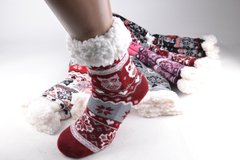 Жіночі шкарпетки на хутрі з гальмами (Арт. HD2010) | 12 пар