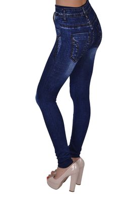 Лосины женские под джинс с вышивкой (TK221) | 12 пар