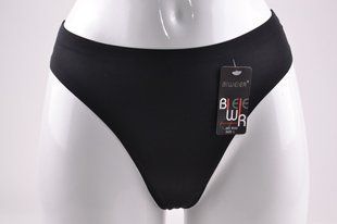 Трусики-стрінги жіночі "Безшовні" (Арт. VS6032/Black) | 6 шт.