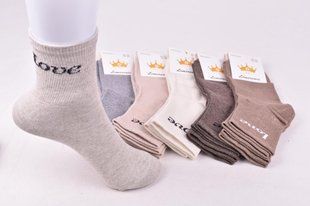 Жіночі шкарпетки "ЖИТОМИР" COTTON (AK2060) | 12 пар