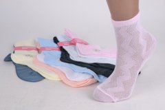 Детские носки сетка на девочку р.33-36 (Арт.D353) | 12 пар