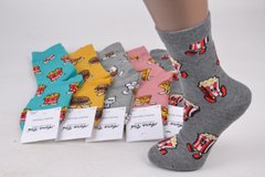Шкарпетки жіночі з малюнком "Aura" COTTON (Арт. NZC6575/38-41) | 5 пар