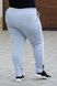 Спортивные штаны женские на флисе Батал (Арт. KL374/B/Gray)