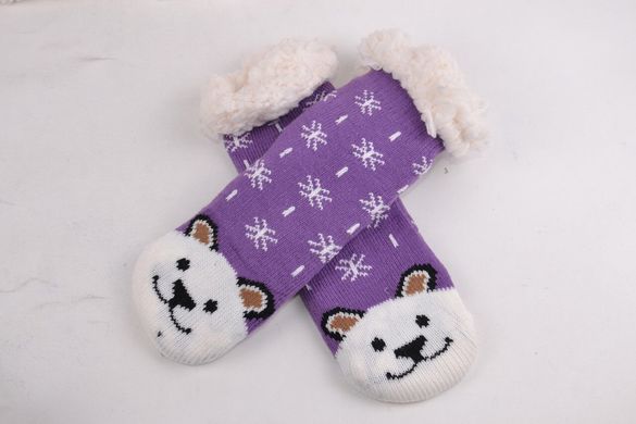 Дитячі шкарпетки на хутро з гальмами (Арт. C300-1/27-30) | 6 пар
