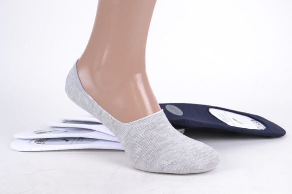 Чоловічі Шкарпетки-Сліди MicroFibra з силіконом (YA1001) | 12 пар