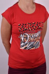 Жіноча футболка з малюнком "Cotton" (Арт. WJ03/3) | 4 шт.