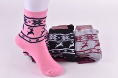 Шкарпетки жіночі з малюнком МАХРА бавовна (Арт. MEM32705/300) | 300 пар