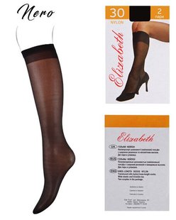 Гольфы Elizabeth 30 den lycra Nero (00109/Nero) | 10 пар