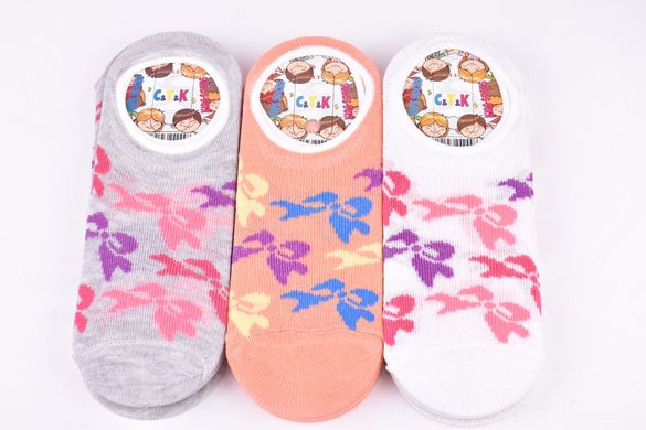 Шкарпетки-сліди дитячі на дівчинку ХЛОПОК (Арт. SU162-11/15) | 12 пар