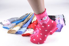 Детские носки на девочку "КОРОНА" Махра Бамбук (Арт. LKC3209/M) | 12 пар